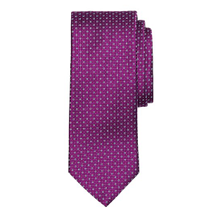 Micro Floral Tie - Purple